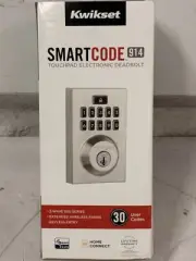 Kwikset SmartCode 914 Touchpad Electronic Deadbolt - Satin Nickel 99140-019