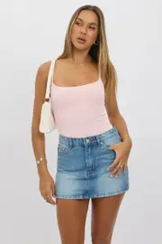 Pink Bodysuit Sleeveless Supersoft - Size 16XL, Women's Bodysuit