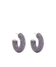 Ring earring One size Gray