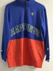 AAPE by A Bathing Ape 1/4 Zip Sweatshirt, XS Oversized. New in Bag & Authentic!