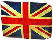 [Honeey] Union Jack Vintage Credit Card Bus Pass Wallet Slimline Travel Rail Ticket Holder Cover for Oyster Business Zip ID Card - Bifold - Party Bag Gift School Leaver Uni, Multicolour, 2x Wallets, Modern
