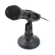 3.5mm Stereo Microphone Mic + Stand for PC Laptop Notebook MSN Skype