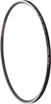 Velocity A23 Rim - 700, Rim, Black/Silver, 28H, Clincher