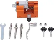Yomiyuyr Chainsaw Sharpener Jig Kit, Efficient Portable Chainsaw Sharpener Kit, Hand Cranked Stainless Steel Sharpening Jig for Quick and Precise Trowel Maintenance