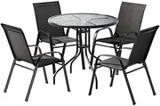 Gardeon Outdoor Dining Set Table and Chairs Patio Garden Furniture Bistro Set