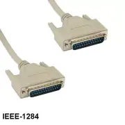 25 feet IEEE-1284 Bi-Directional DB25 Parallel Cable Printer Scanner Male/Male