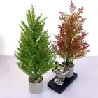 Real-Touch Artificial Pine Tree Handmade Fake Pine Xmas Home Decor