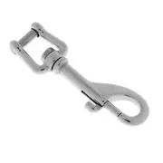 99mm Heavy Duty Marine 316 Stainless Steel Swivel Shackle Eye Snap Hook