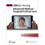 VSIM FOR NURSING ADVANCED MED SURG FOR CONCEPTS