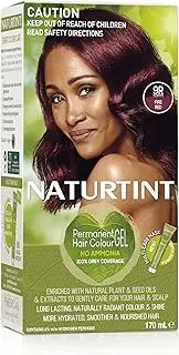 NaturTint Permanent Hair Colour - 9R Fire Red, Ammonia Free, Vegan, Cruelty Free, up to 100% Gray Coverage, Long Lasting Results