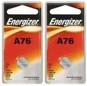 Energizer LR44 1.5V Button Cell Red Single Battery 2 pack