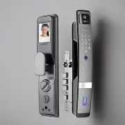 Smart Door Lock 3D Face Recognition Camera FingerPrint Password Security Lock