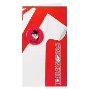 St George Illawarra Dragons NRL Greeting Card with Badge Birthday Christmas M...