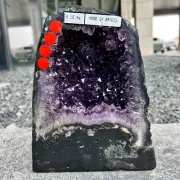 13LB Natural Amethyst Geode Quartz Crystal Cluster Cathedral Energy healing