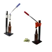 Super Auto Lever Bench Capper Cap Crown Seal Sealer Blue Orange Home Brew
