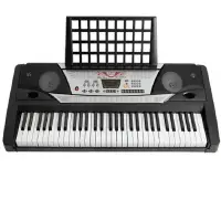 在飛比找樂天市場購物網優惠-全新美科61鍵電子琴成人兒童通用教學型初學演奏標準鍵盤MK-