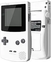 IPS Ready Upgraded eXtremeRate White Replacement Shell Full Housing Cover with Buttons for Gameboy Color – Fit for GBC OSD IPS & Regular IPS & Standard LCD – Console & IPS Screen NOT Included