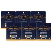 18pc King. C. Gillette Mens Premium Neck Shaving Razor Blade Refill Cartridges