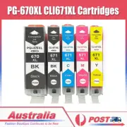 5/10/15X Ink Cartridges for Canon PGI-670XL CLI671XL PIXMA MG5760 MG5765 MG5766