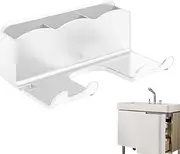 Hairdryer Storage Hanger – Wall-Mounted Blow Dryer Holder, Drill- Hair Tool Organizer | Bathroom Hair Tool Organizer, Storage Rack for Blow Dryer and, Space-Saving Solution