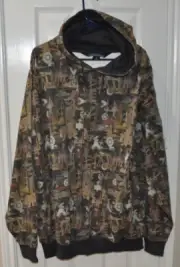 TRI-Mountain Men's Pullover Hoodie Jacket Oilfield Camouflage Kangaroo Pockets