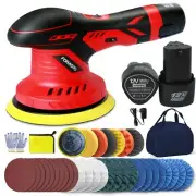 40Pack Cordless Buffer Polisher,DA Buffer Polisher Waxer for Car Detailing, C...