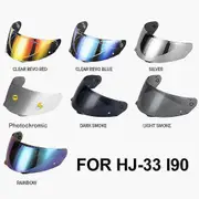 Hj-33 Helmet Visor Lens For Hjc Hj33 I90 Casco Moto Windshield Motorcycle Helmet Accessories Replacement Lens Extra Lens Rainbow