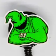 Oogie Boogie Badge Reel ID Holder Nightmare Before Christmas Disney