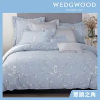 在飛比找momo購物網優惠-【WEDGWOOD】60支100%天絲兩用被枕套床包四件組-