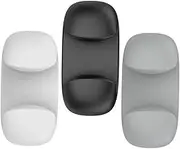 ABOOFAN 3pcs Multi Functional Rice Scoop Holder Strong Adhesive Kitchen Utensil Mount for Spatulas Ladles More Wall Mounted Storage for Keys Cables Installation