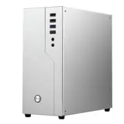 ITX Computer Case Aluminum Soft HTPC Office Single Slot PCIE Desktop Case N1I8