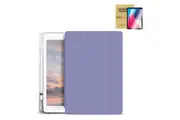 StylePro combo, iPad 10th and 11th generation folio case + screen-protector, purple.