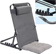Bed Backrest Support, 6-Gears Adjustable Bed Back Rest, 40-90° Adjustable Bed Back Rest, Bed Rests to Sit Up, Adjustable Bed Wedge for Feeding Elderly, Reading, Leisure, Travel, Oxford Cloth