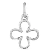 Belk Silverworks Southern Charm 4 Leaf Clover Charm Sterling Silver