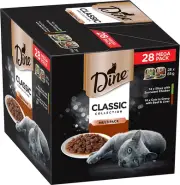 Dine Classic Collection Cuts in Gravy with Beef and Liver Wet Cat Food, 85 G ...