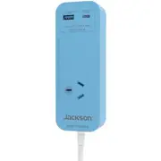 Jackson Rapid Charge USB-C PD45W Portable Powerboard Sky Blue