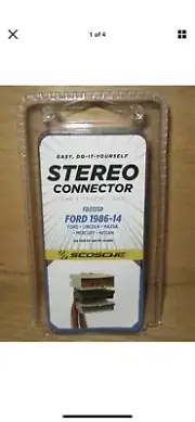 Scosche FD213SD 1986-2013 Ford Car Stereo Connector Wire Harness NEW
