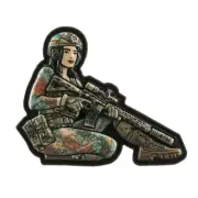 TACTICAL GIRL Yakuza Ukrainian Morale Patch MILITARY PVC. Inspired by JAPAN.