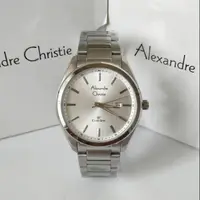 在飛比找蝦皮購物優惠-Alexandre christie 8591 男士銀鐘