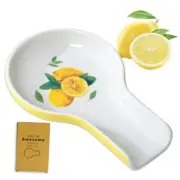 Spoon Rest - Lemon Spoon Rest for Stove Top for Cooking Spoons Spatula Lemons