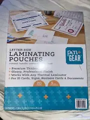 Pen+Gear 20-CT Thermal Laminating Pouches Letter Size | 5 mil Premium Thickness