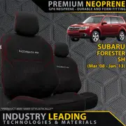 Subaru Forester SH - GP6 Premium Neoprene 2x Front Seat Covers (Made to Order)