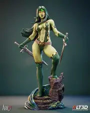 Gamora Statue 3D Print Unpainted/Unassembled