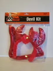 Boo-tique Devil Kit Ears Headband Tail NIP Halloween Costume 37859