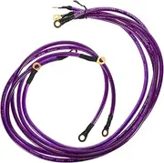 GETAJGHSD Sturdy 5pcs Stereo Audio Cables Car Speaker Cables Subwoofer Replacement for Audio System Enhancement