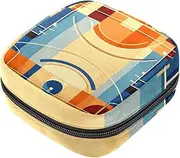 Period Bag,Sanitary Napkin Storage Bag,Basketball Game Sport,Tampon Bag for Purse