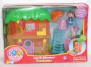 New Fisher Price Dora Explorer Let's Go Adventure Treehouse Playset NEW in Box