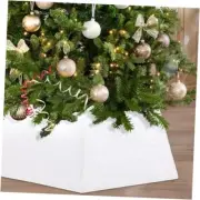Christmas Tree Collar: Xmas Tree Collar for Pencil 25.59" (bottom) diam. White