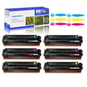 6 SET 202A C Y M Toner for HP CF500A Color LaserJet MFP M254 M254dn M254dw M254n