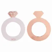 NEW Ginger Ray Blush Hen's Ring Shaped Drink Markers By Spotlight